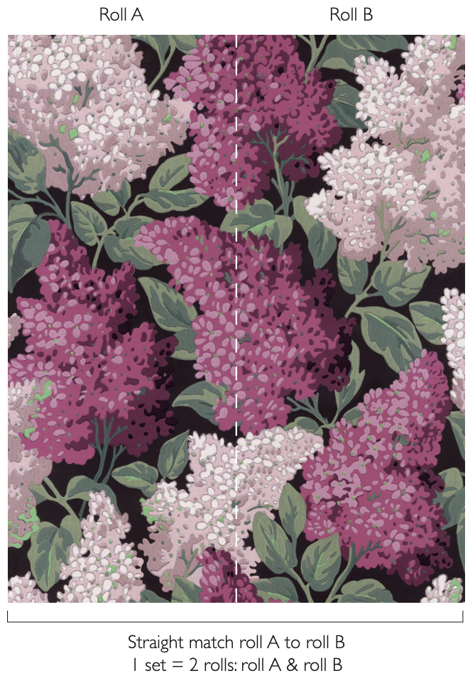 Lilac Grandiflora (2 roll set)